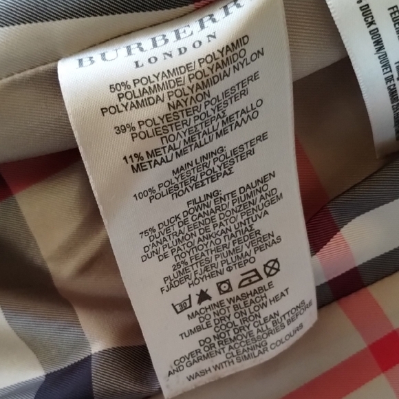 Burberry Dark Blue Quilted Puffer Jacket - Picture 15 of 17